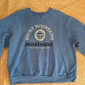 Hollister Blue Crewneck Sweater